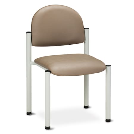 Gray Frame Chair/No Arms, Slate Blue